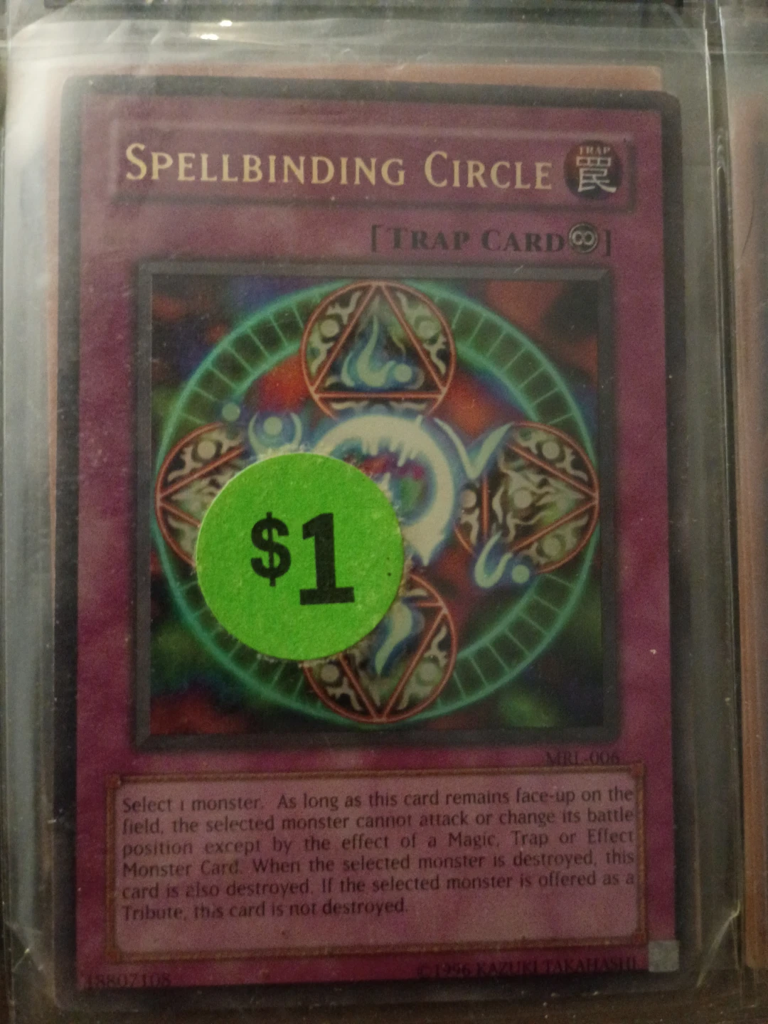 Yu-Gi-Oh! Spellbinding Circle Trap Card⚽