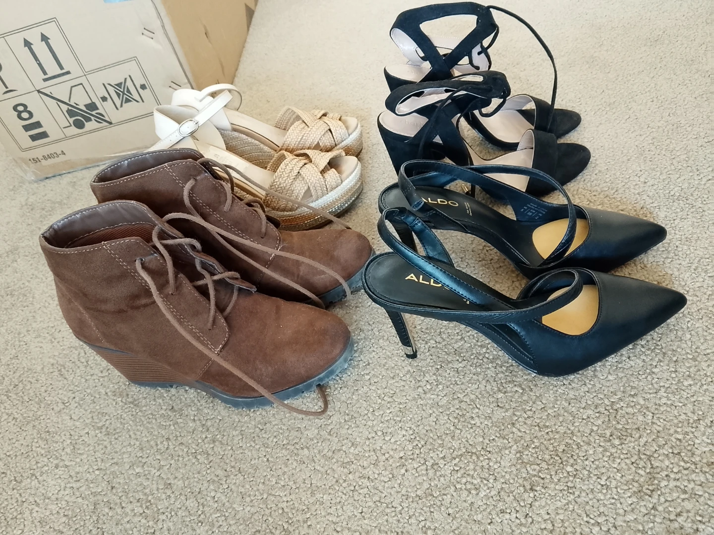 ALDO Black Pointed Toe Heels & Other Women's Shoes - photo 2