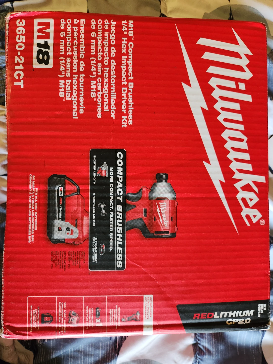 Milwaukee M18 1/4" Hex Impact Driver Kit
