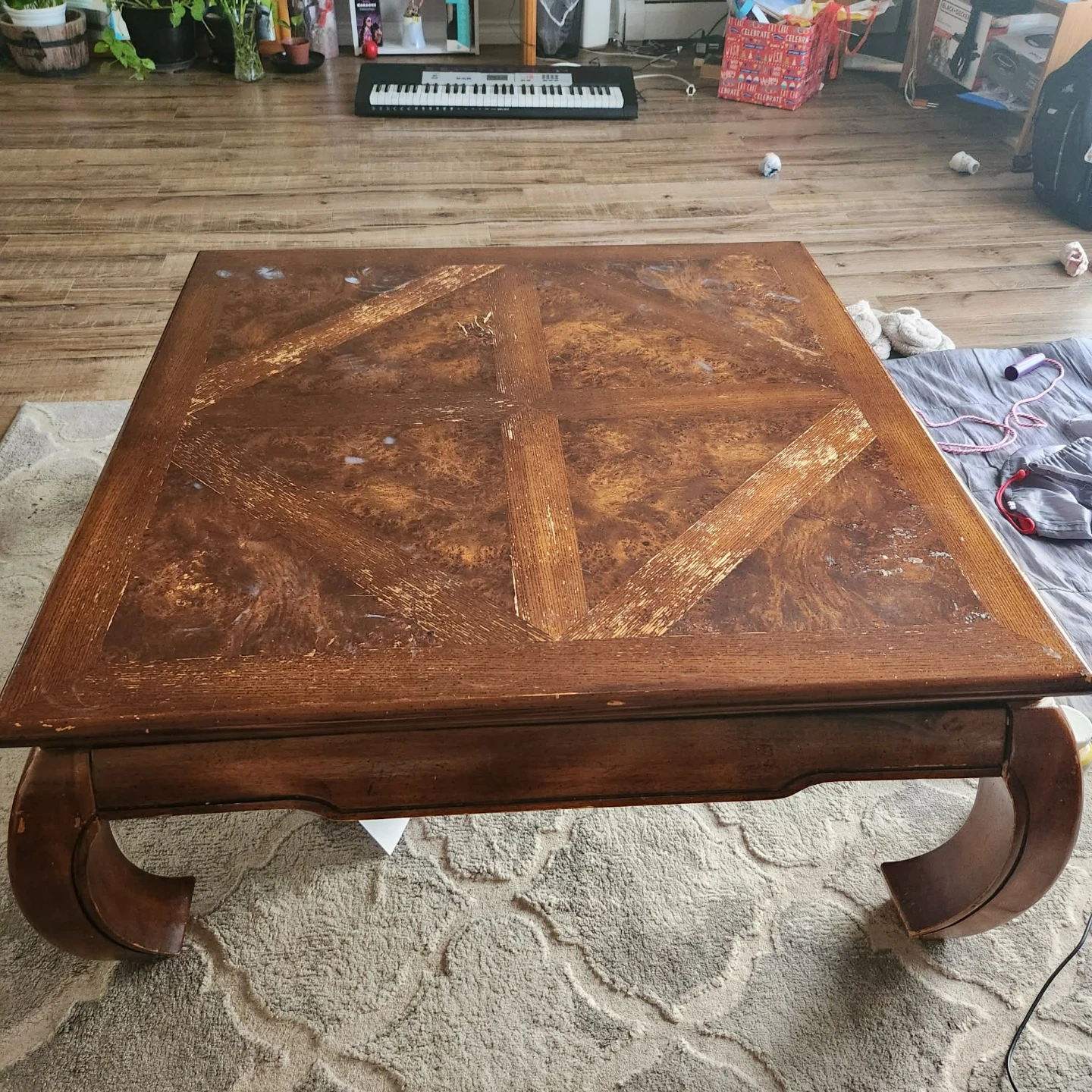FREE Dark Grey Futon Sofa Bed and coffee table - photo 4