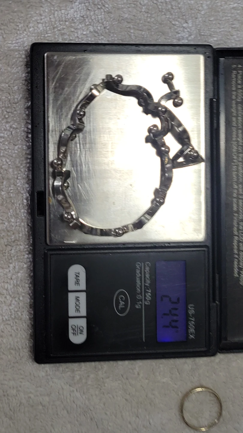 8" Ladies Sterling Silver Bracelet (24.4grams) - photo 4