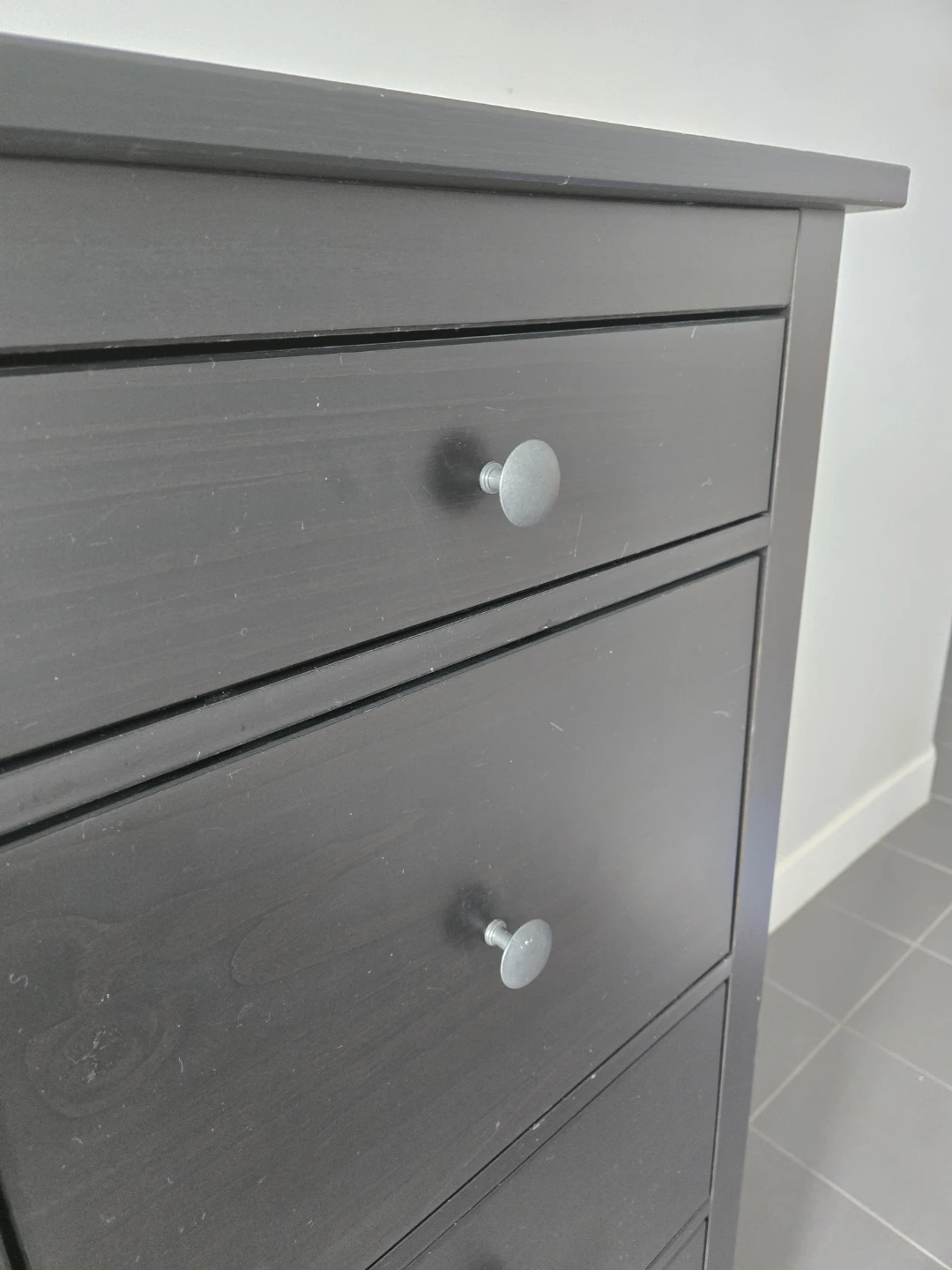 Ikea discontinued solid wood tall boy dresser hemnes - photo 4