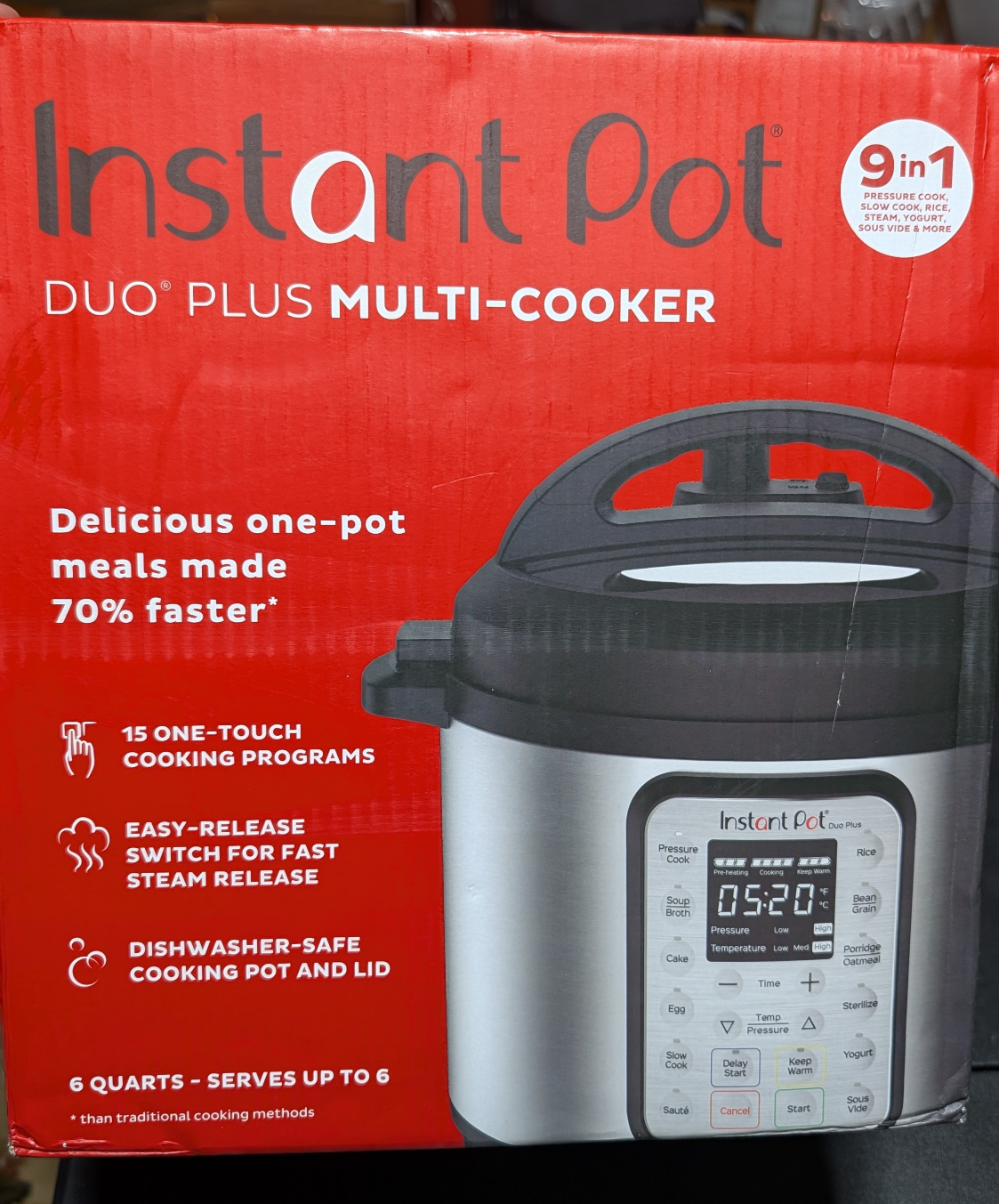 Instant Pot Duo Plus 6-Quart Multi-Cooker