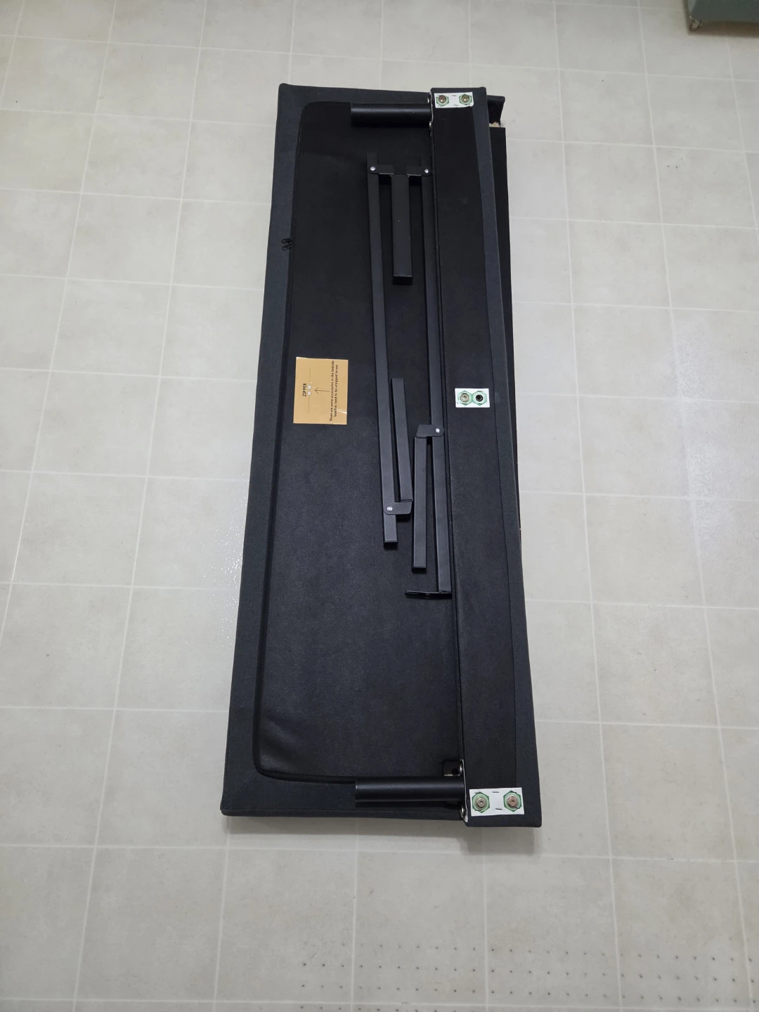Gray Fabric Upholstered Headboard Bed Frame - photo 5