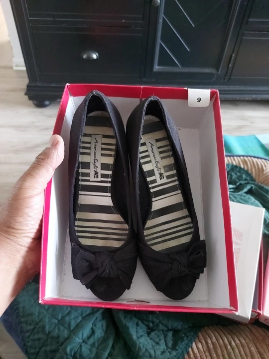 American Eagle Black Wedge Heels - photo 4