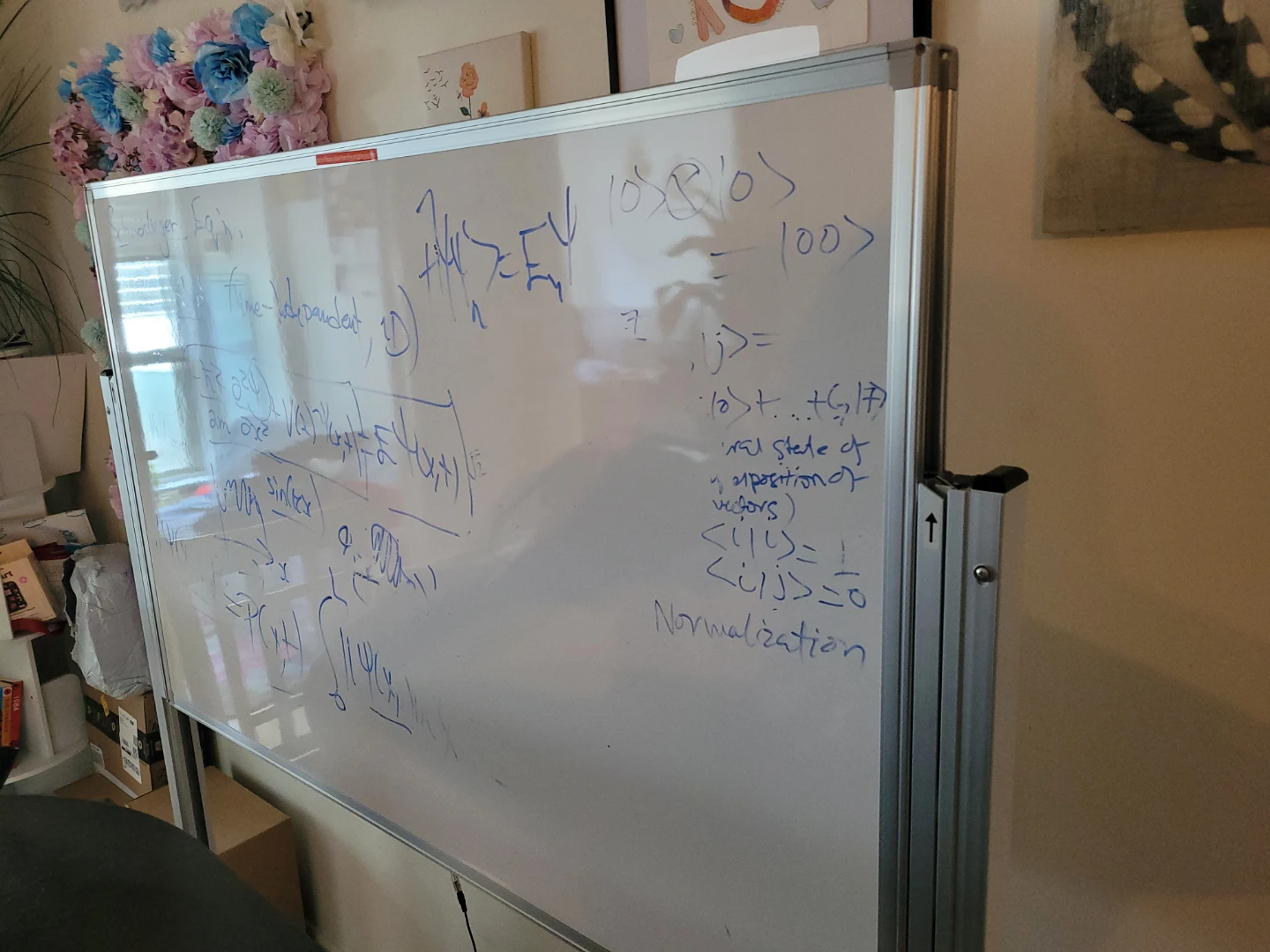 Extendible, Double-sided Whiteboard