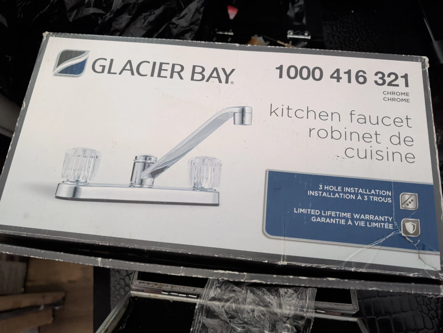 Glacier Bay Chrome Kitchen Faucet