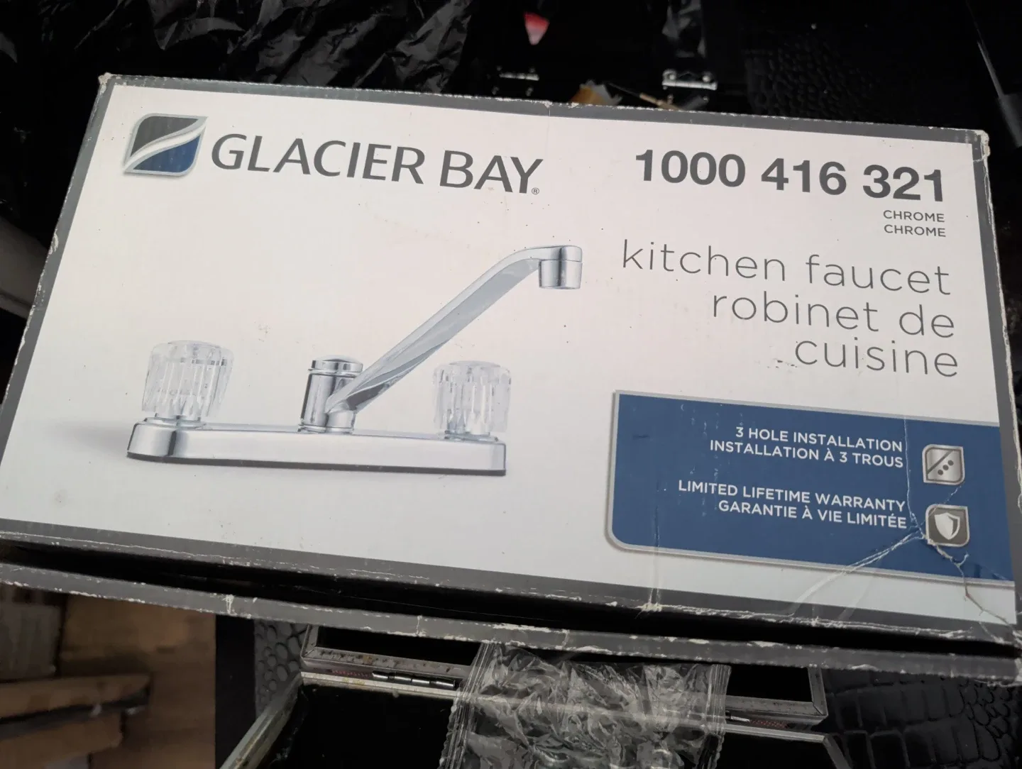 Glacier Bay Chrome Kitchen Faucet