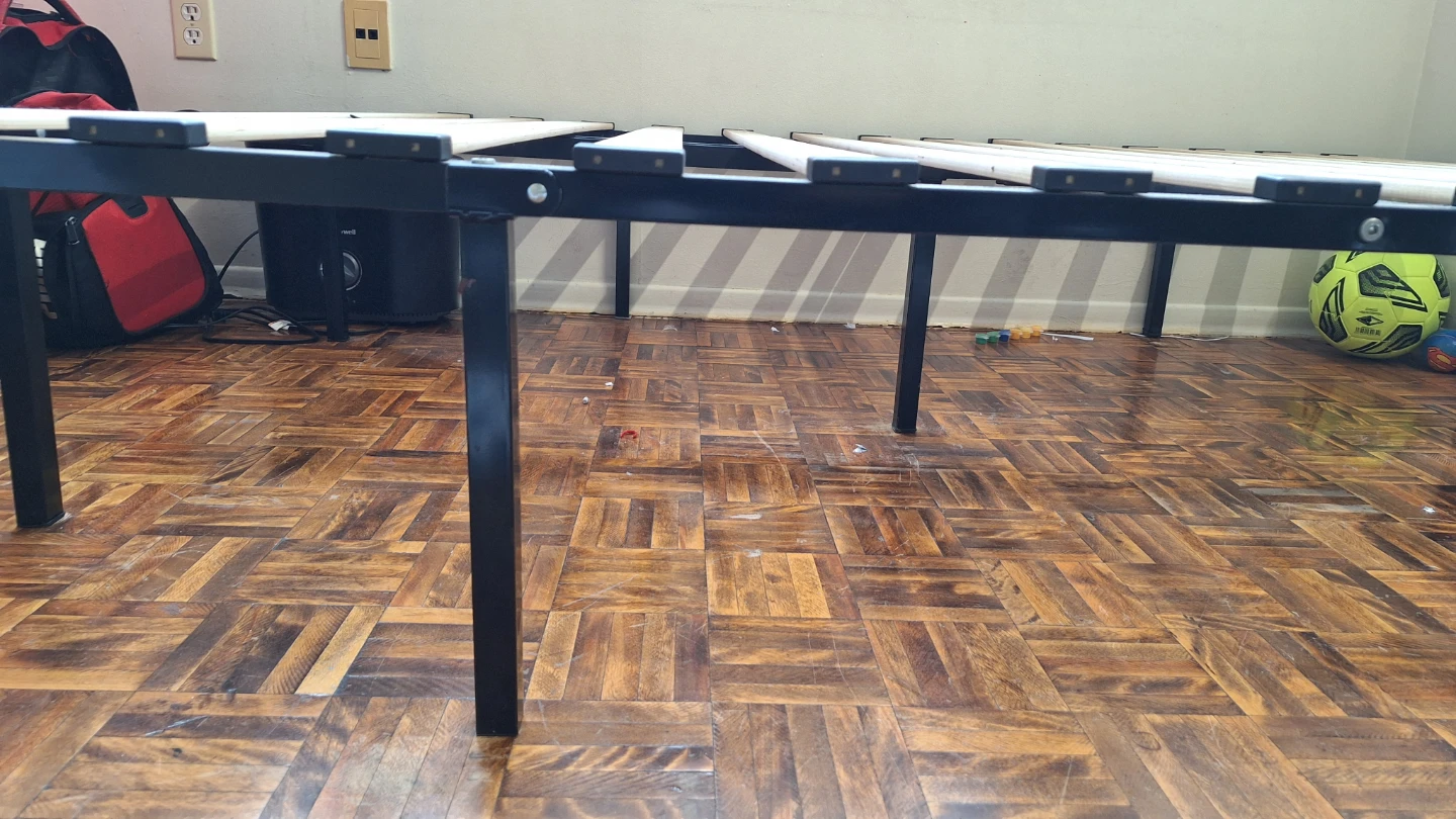 Metal Bed Frame with Wooden Slats - photo 3