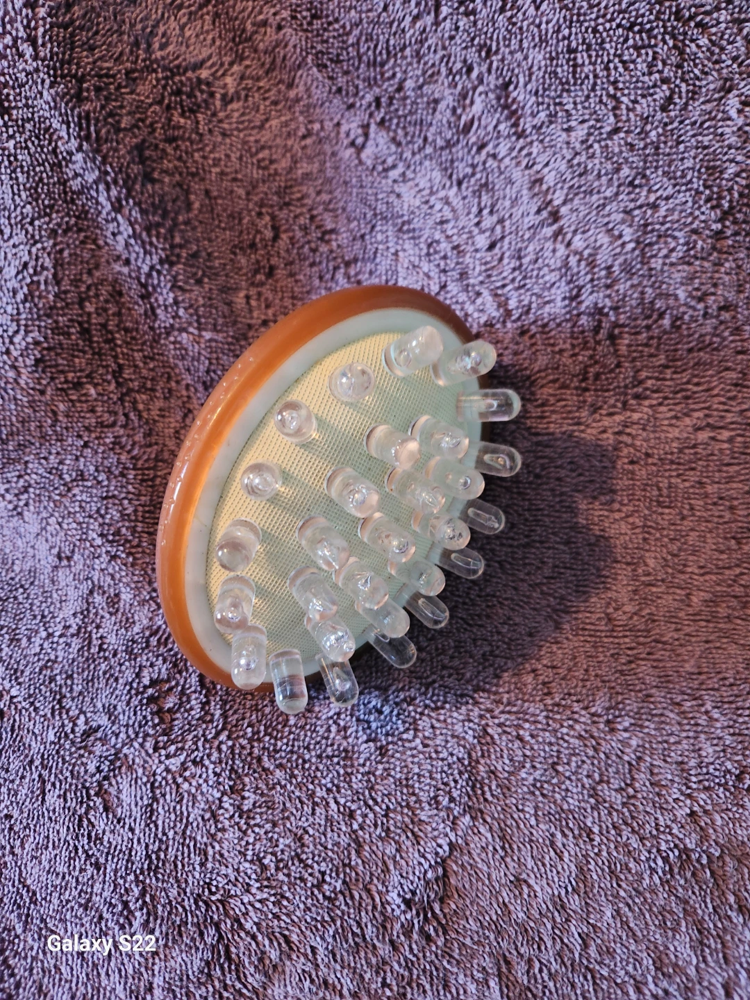 Massage Brush with Textured Rollers