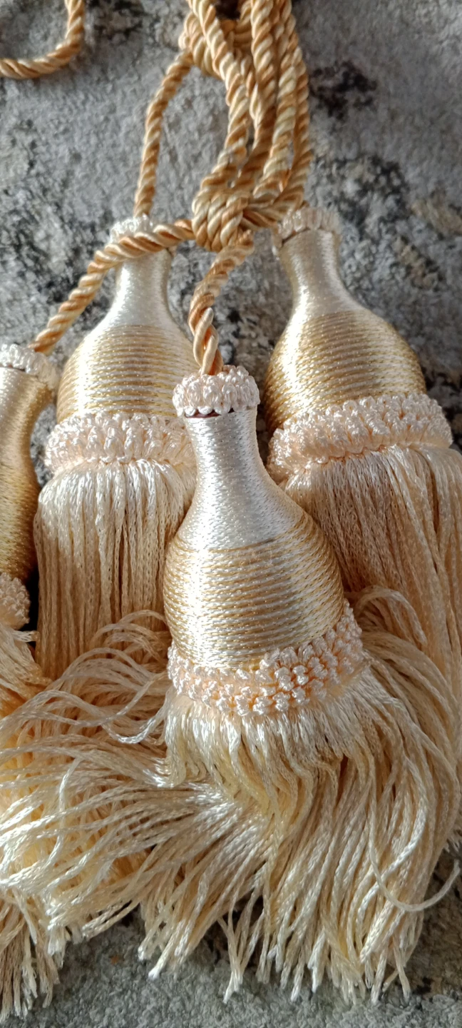 Set of  Cream Tassels with Cording - photo 2