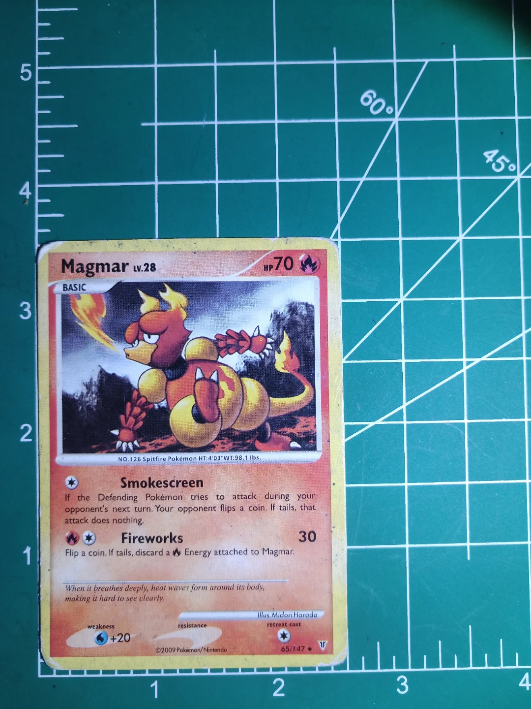 Pokemon Magmar LV.28 Trading Card