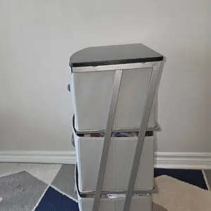 3-Drawer Fabric Storage Unit