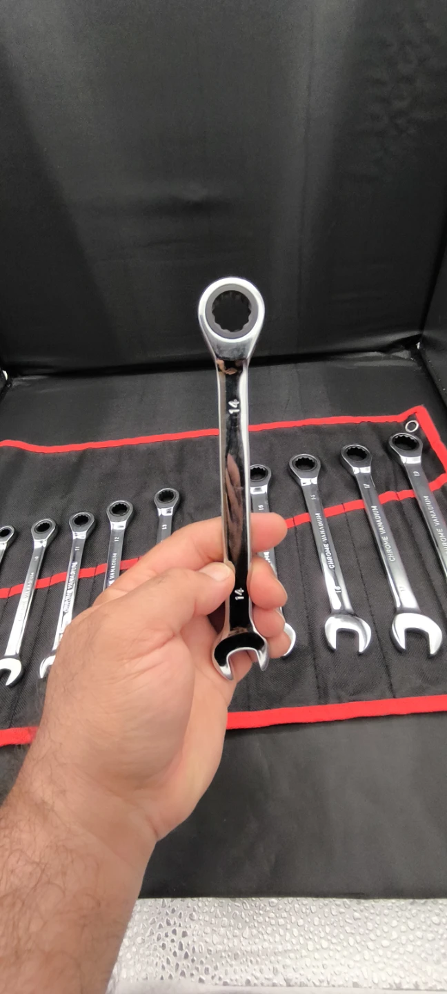Yofe Professional Tools Chrome Vanadium Wrench Set - photo 4