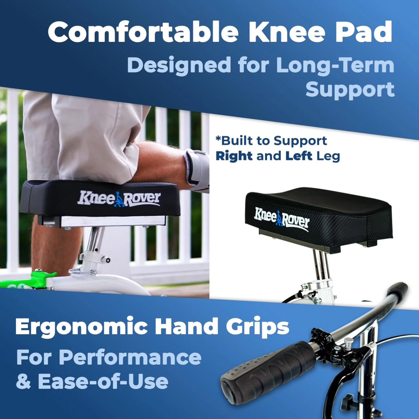 KneeRover GO Compact Knee Scooter / Knee Walker – Foldable - photo 5