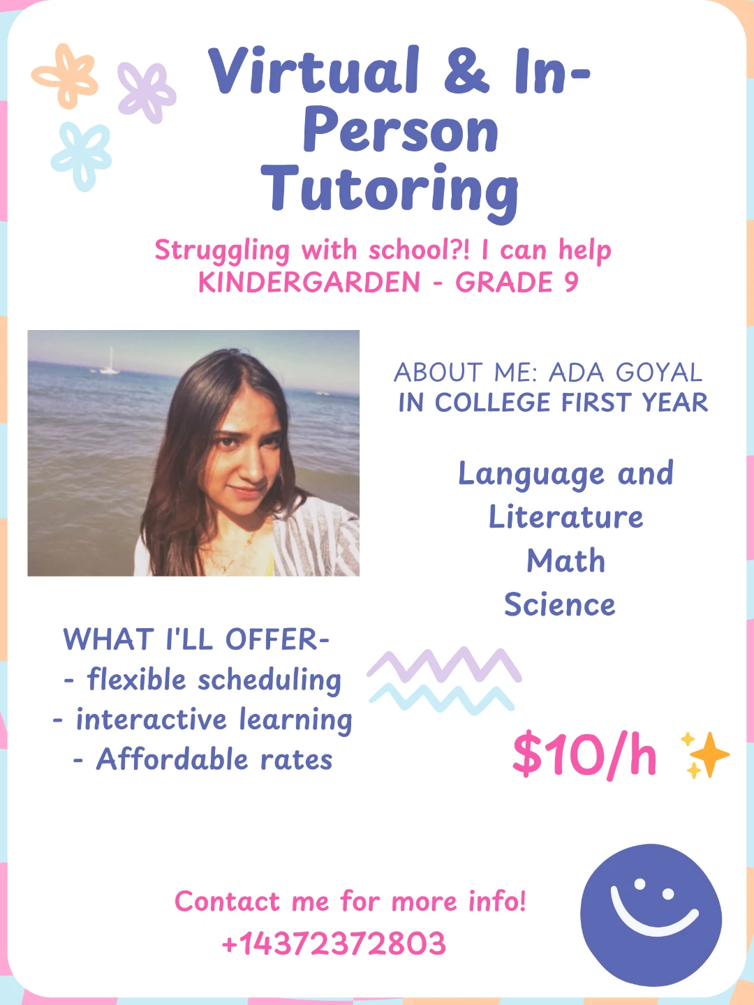 Virtual & In-Person Tutoring - Kindergarten to Grade 9