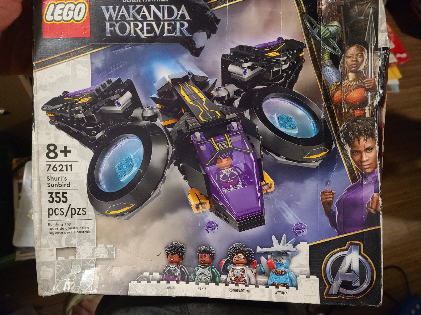 LEGO Wakanda Forever Shuri's Sunbird 76211 Building Set