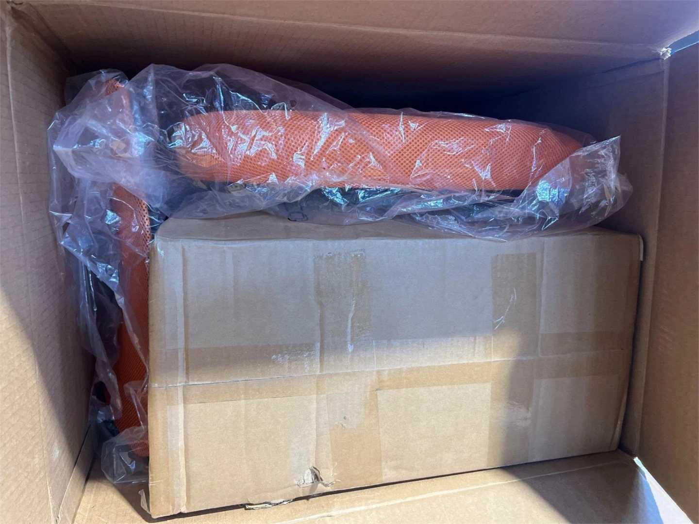 Orange Mesh Office Chair - photo 4
