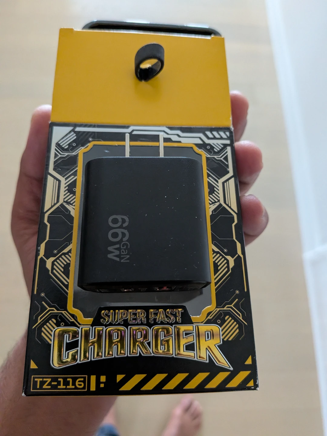 Super Fast Charger 66W with USB cable