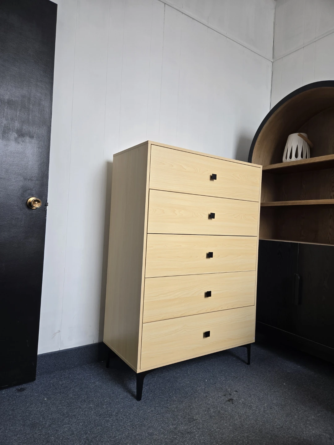 Light Wood 5-Drawer Dresser - photo 2