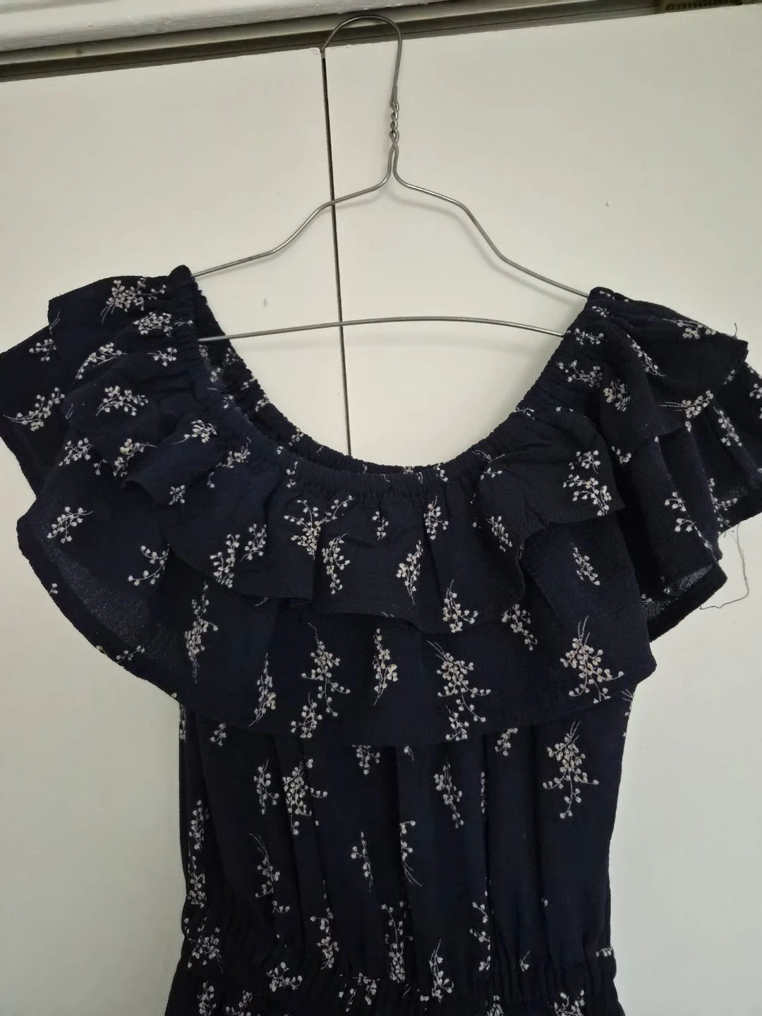 Navy Blue Floral Jumpsuit - photo 3