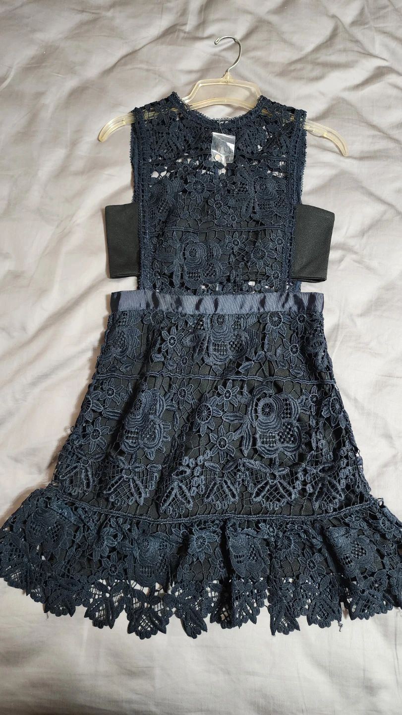 Lace Cutout Dress