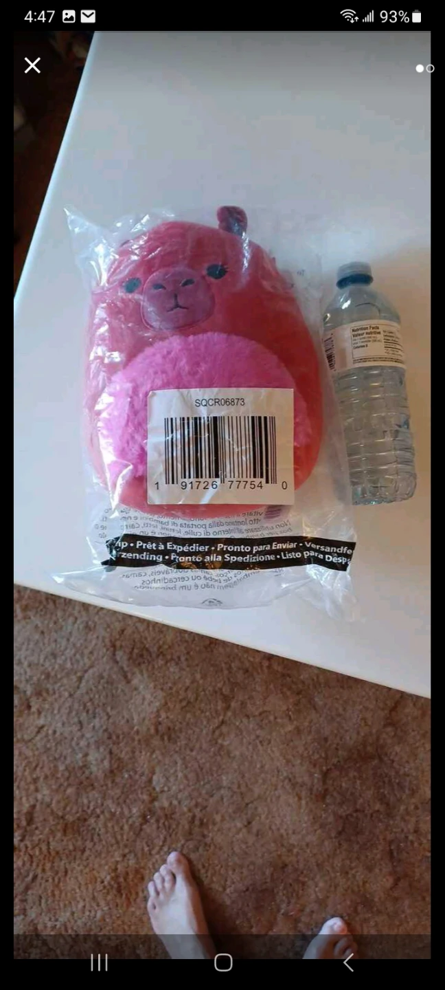 Squishmallow Pink Alpaca Plush Toy SQCR06873