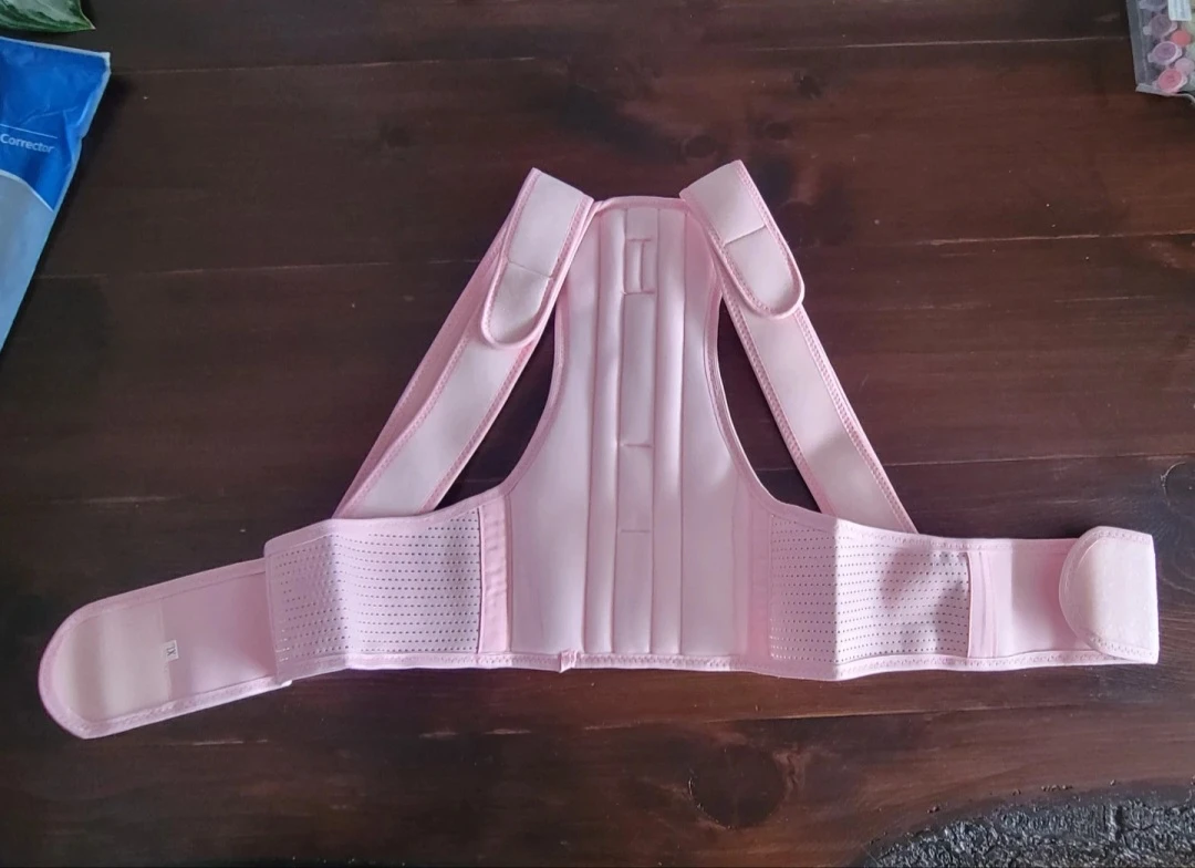 Posture Corrector Back Brace - Pink - X-Large - photo 4