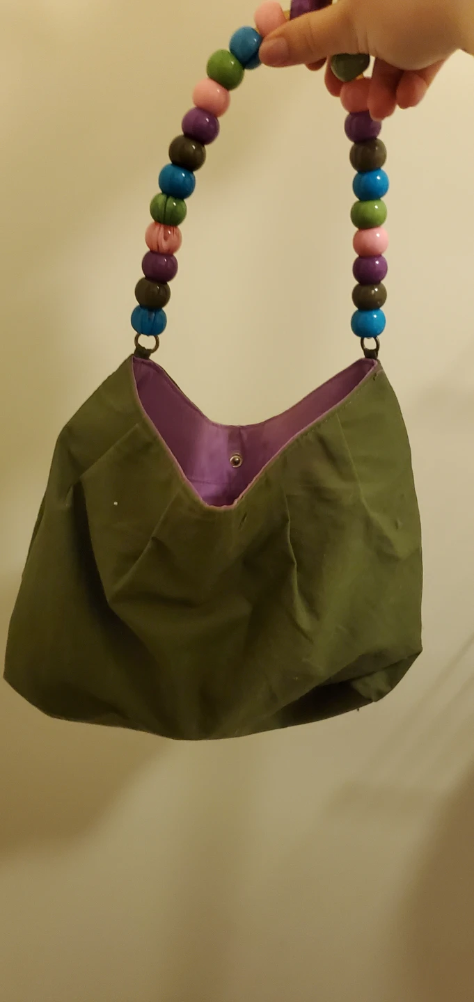 Shoulder bag with beads - photo 2