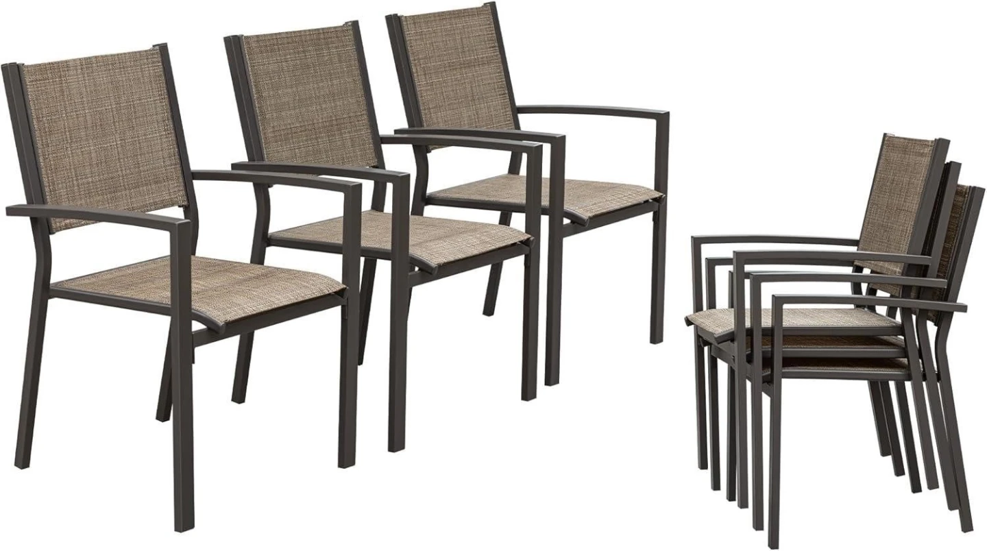 Set of 6 Patio Chairs