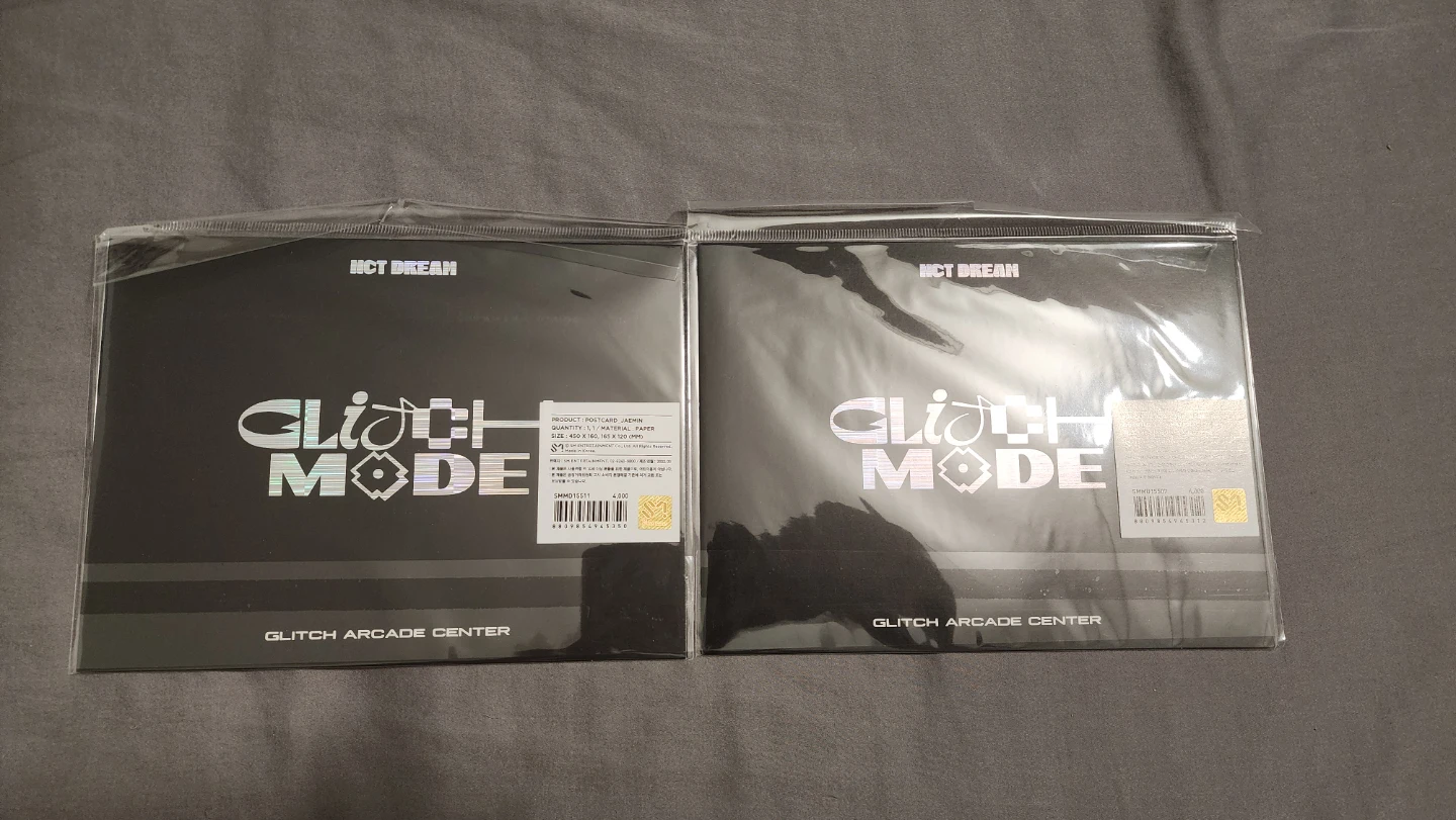 NCT DREAM Glitch Mode postcards & hologram film kpop wts - photo 2