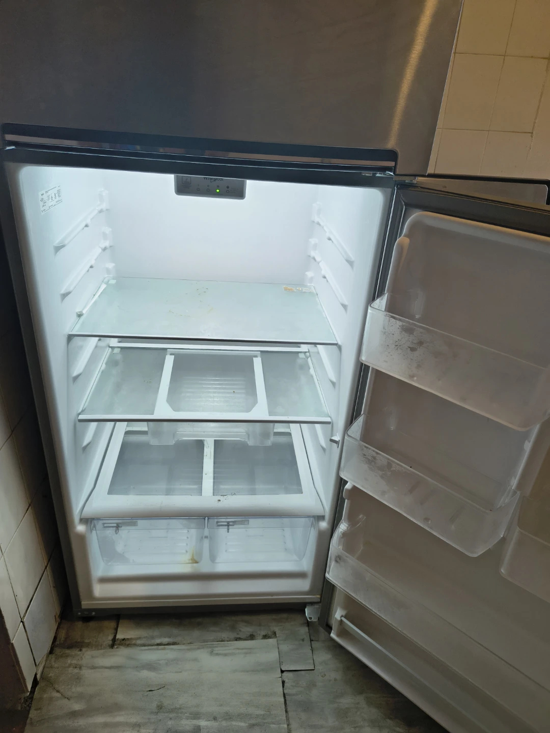 Chrome refrigerator and stove - photo 2