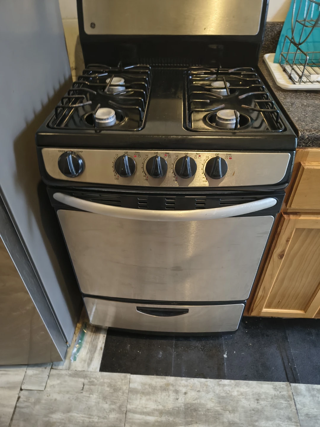 Chrome refrigerator and stove - photo 4