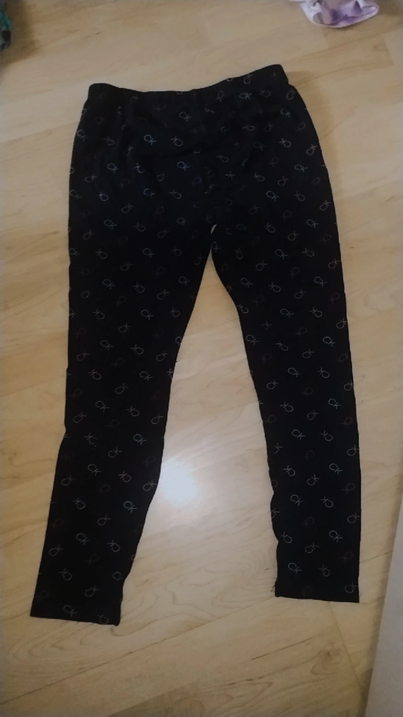 Calvin Klein Jeans Black Logo Print Pajama Pants
