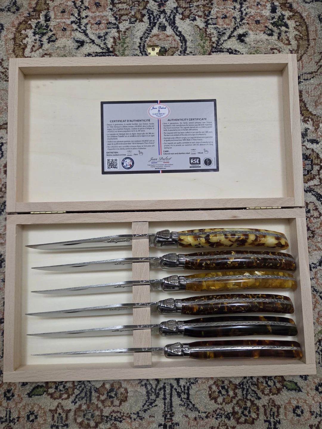 ⚽️Jean Dubost Laguiole Steak Knives Set - photo 2