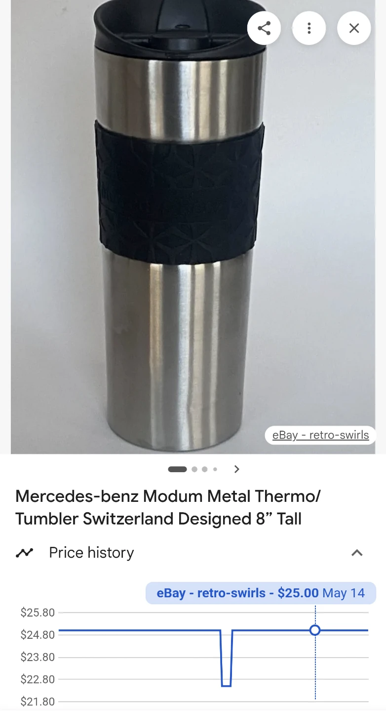 Mercedes-Benz Modum Metal Thermo Tumbler
