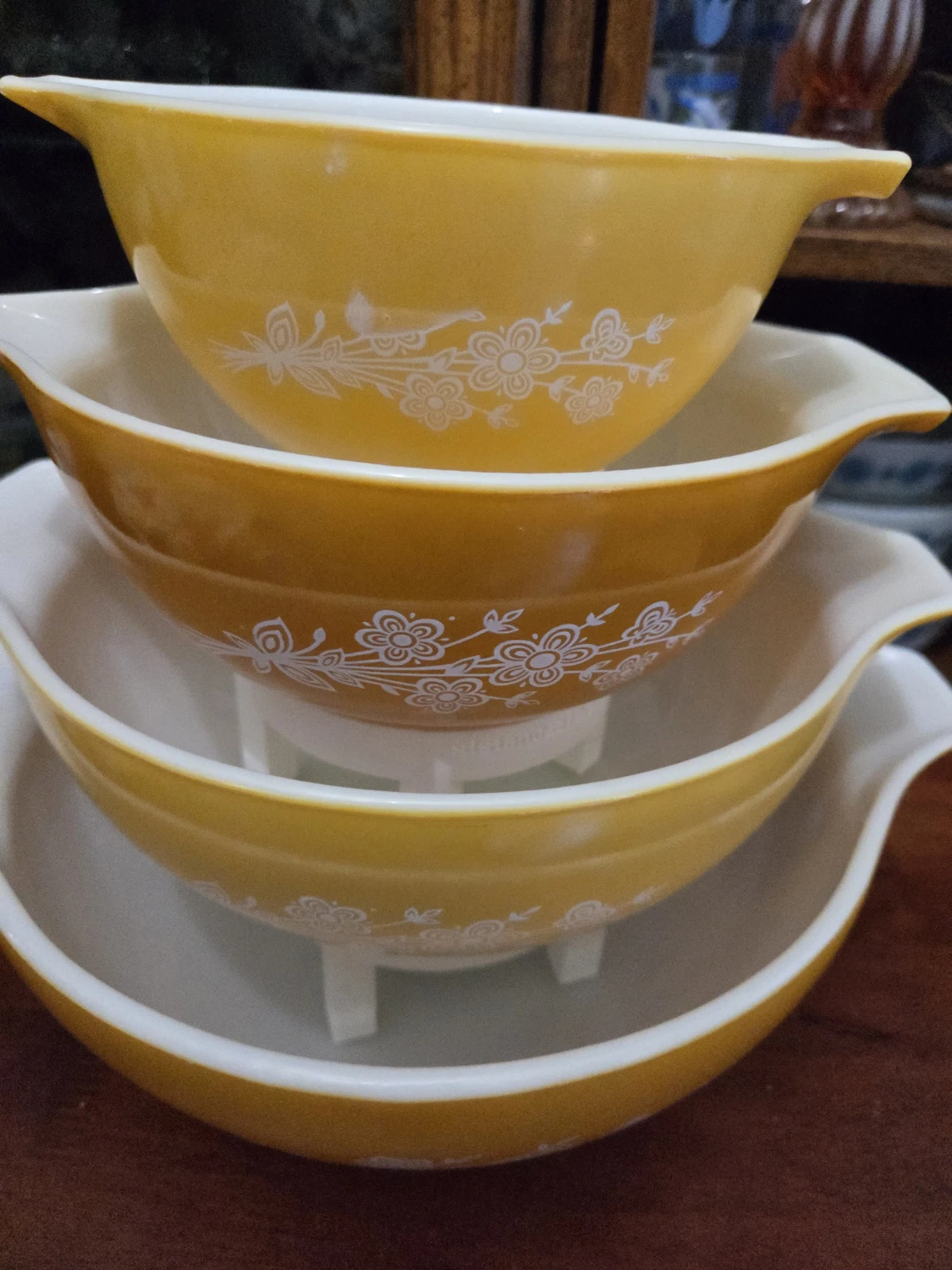 Pyrex Mixing Bowls Set with risers - photo 2
