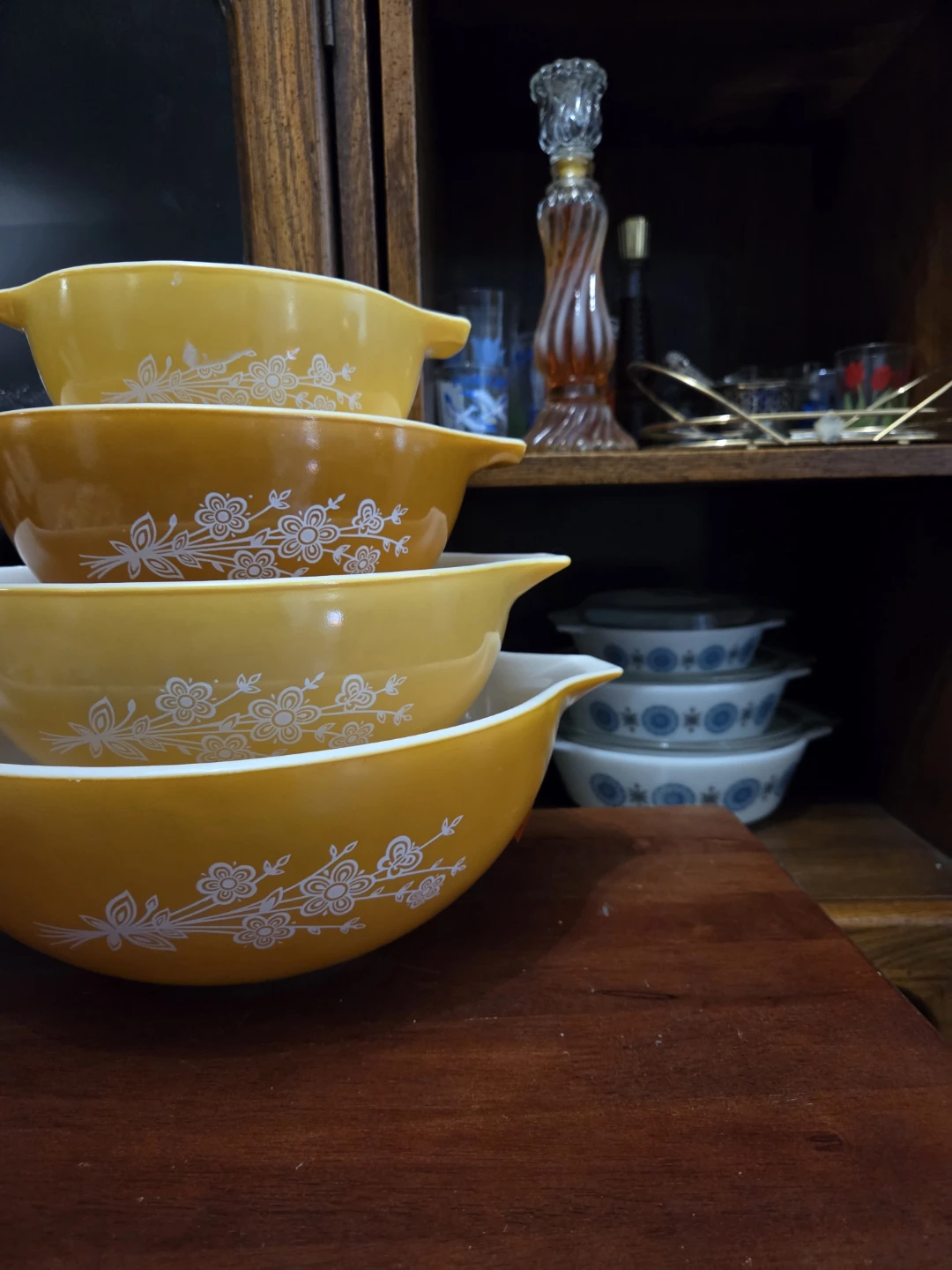 Pyrex Mixing Bowls Set with risers - photo 3