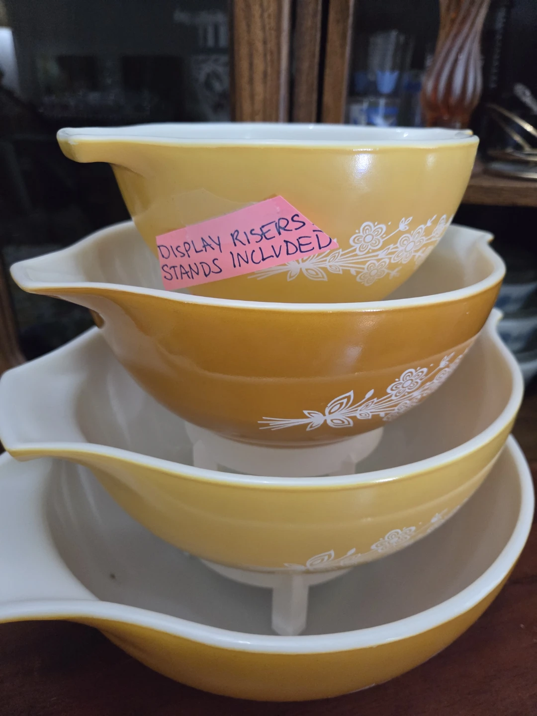Pyrex Mixing Bowls Set with risers - photo 4
