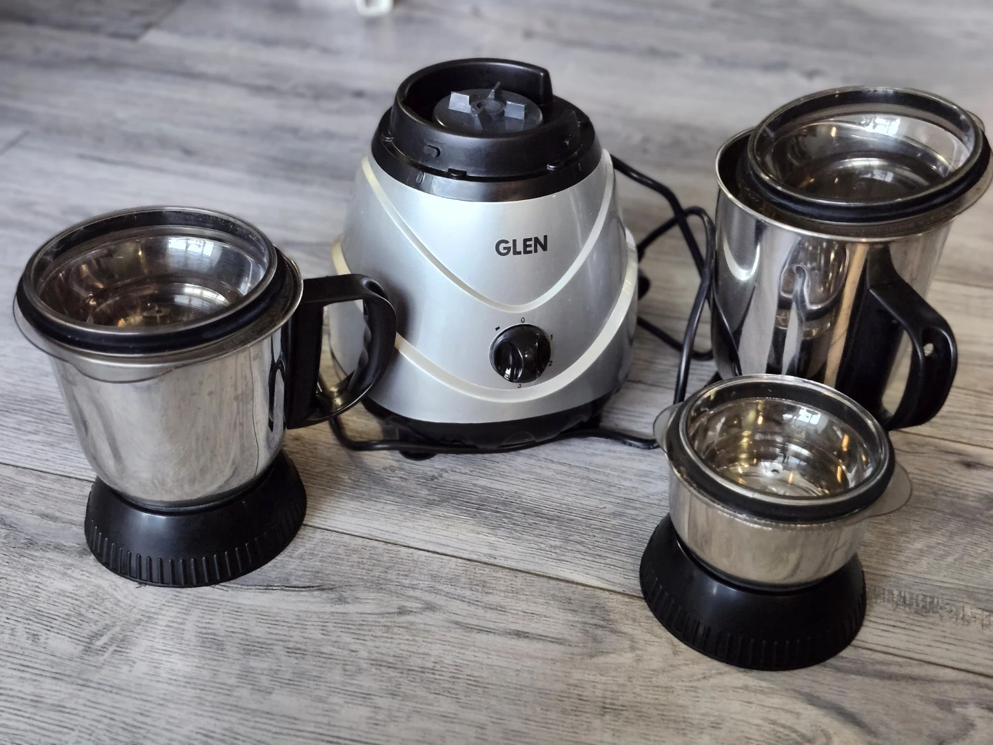 Glen Mixer Grinder with 3 Jars