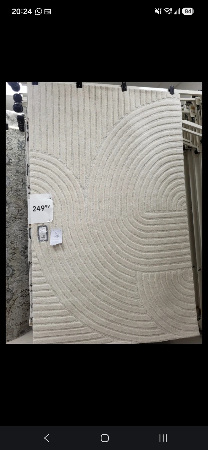 Viana Montreal Wool Rug - Ivory 5' x 8'