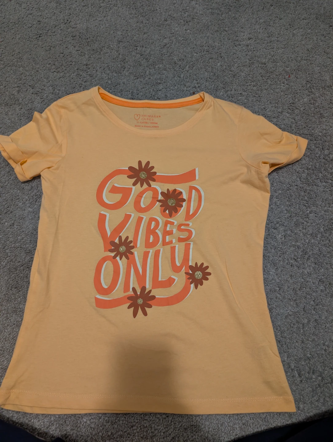 Primark "Dream" & "Good Vibes Only" T-Shirts - Size 7-8 Years - photo 2