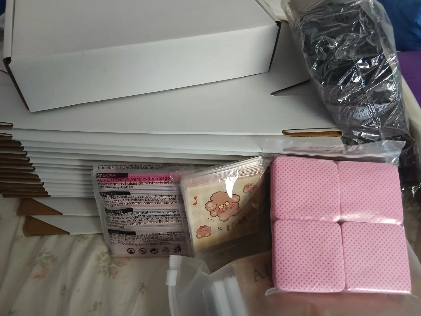 Mailers, Cellophane, Nail buffers, plus More