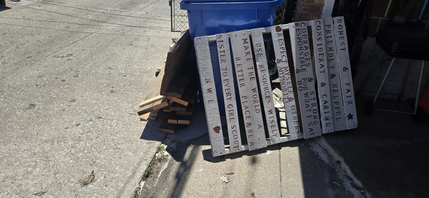 Wooden Pallet Sign - Girl Scout Promise