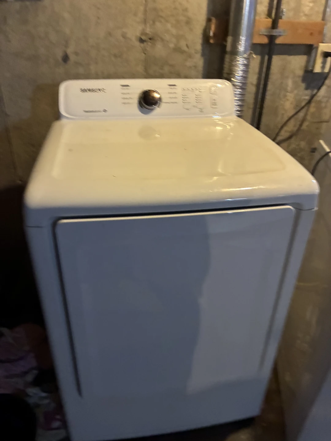 Samsung White Natural Gas Dryer - photo 3