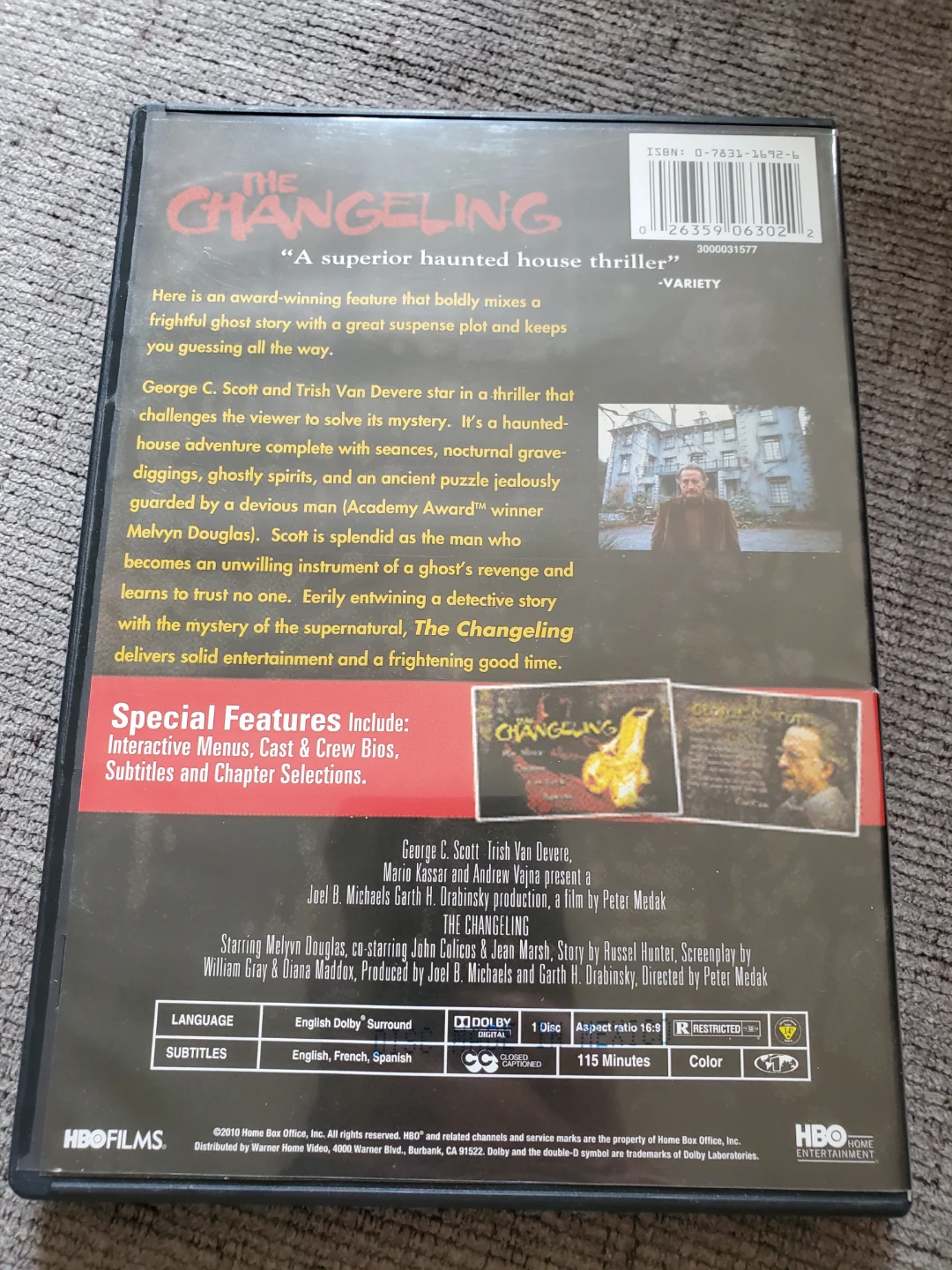 The Changeling DVD ⚽ - photo 2