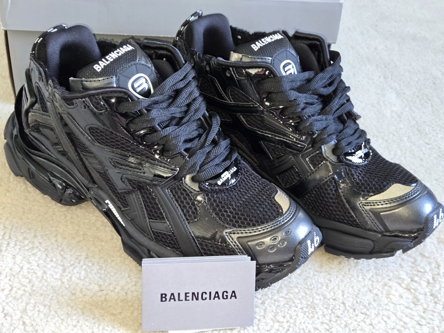 Balenciaga Black Runner Sneakers