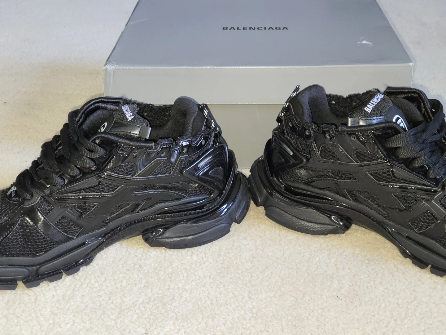 Balenciaga Black Runner Sneakers - photo 3