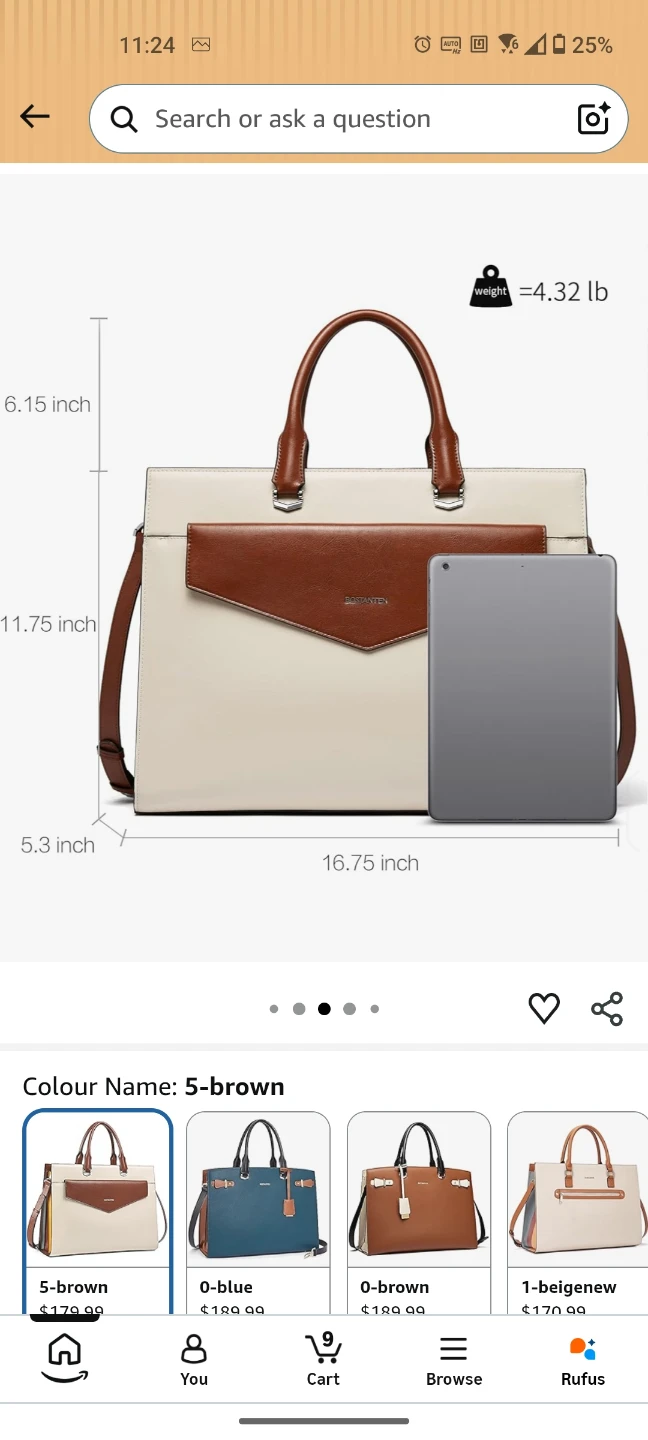 DODNTEN Laptop Tote Bag - 16.75" - photo 3