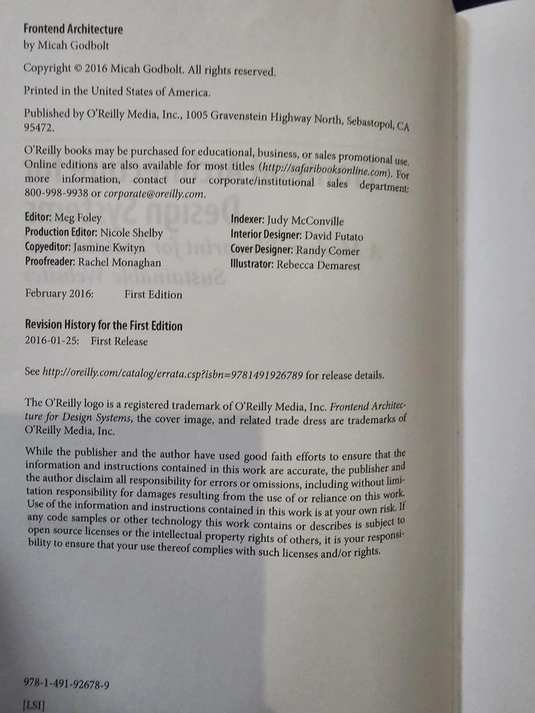 Frontend Architecture for Design Systems Book - photo 2